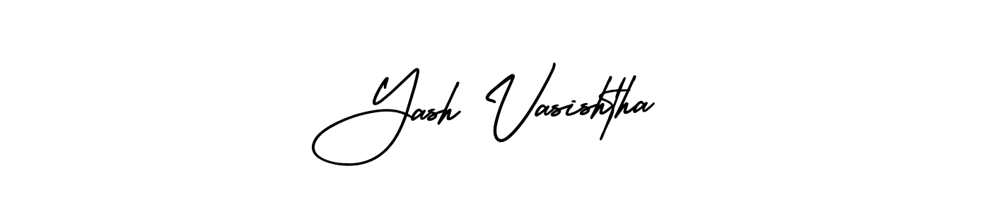 Yash Vasishtha stylish signature style. Best Handwritten Sign (AmerikaSignatureDemo-Regular) for my name. Handwritten Signature Collection Ideas for my name Yash Vasishtha. Yash Vasishtha signature style 3 images and pictures png