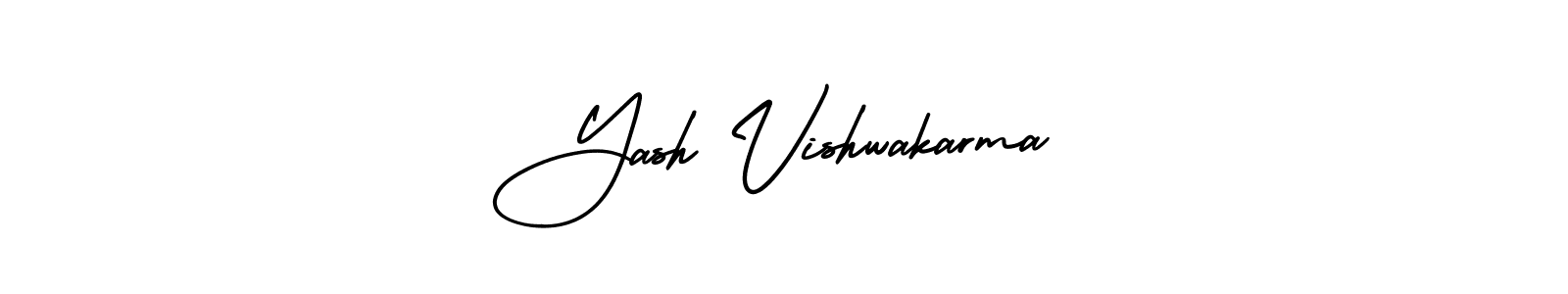 How to Draw Yash Vishwakarma signature style? AmerikaSignatureDemo-Regular is a latest design signature styles for name Yash Vishwakarma. Yash Vishwakarma signature style 3 images and pictures png