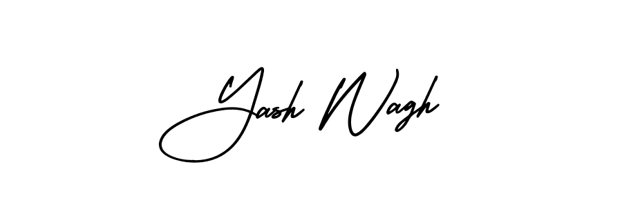 How to make Yash Wagh name signature. Use AmerikaSignatureDemo-Regular style for creating short signs online. This is the latest handwritten sign. Yash Wagh signature style 3 images and pictures png