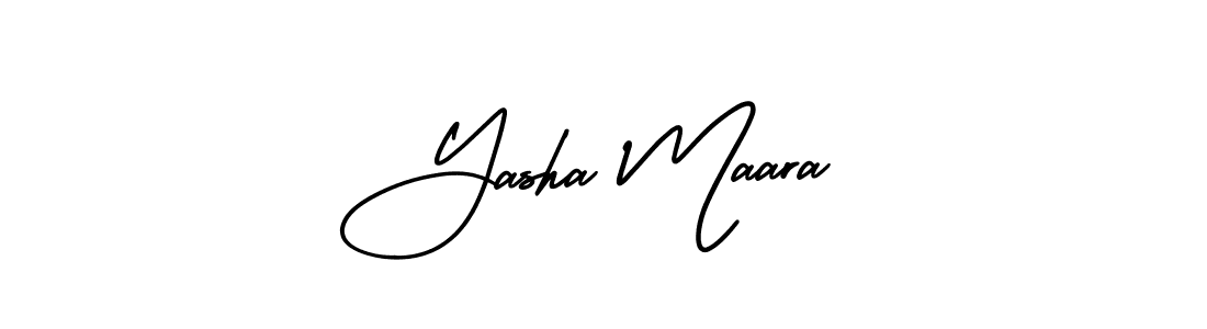 Best and Professional Signature Style for Yasha Maara. AmerikaSignatureDemo-Regular Best Signature Style Collection. Yasha Maara signature style 3 images and pictures png