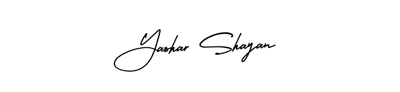 Also You can easily find your signature by using the search form. We will create Yashar Shayan name handwritten signature images for you free of cost using AmerikaSignatureDemo-Regular sign style. Yashar Shayan signature style 3 images and pictures png