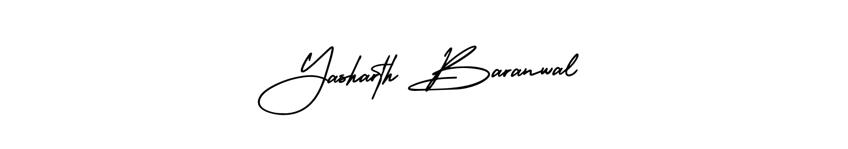 Use a signature maker to create a handwritten signature online. With this signature software, you can design (AmerikaSignatureDemo-Regular) your own signature for name Yasharth Baranwal. Yasharth Baranwal signature style 3 images and pictures png