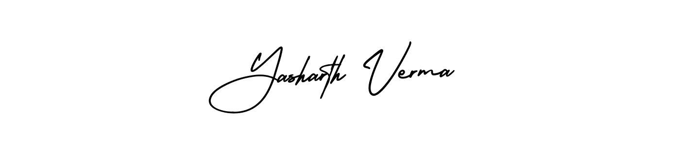 Similarly AmerikaSignatureDemo-Regular is the best handwritten signature design. Signature creator online .You can use it as an online autograph creator for name Yasharth Verma. Yasharth Verma signature style 3 images and pictures png