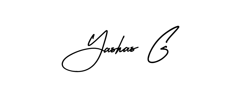 How to Draw Yashas G signature style? AmerikaSignatureDemo-Regular is a latest design signature styles for name Yashas G. Yashas G signature style 3 images and pictures png