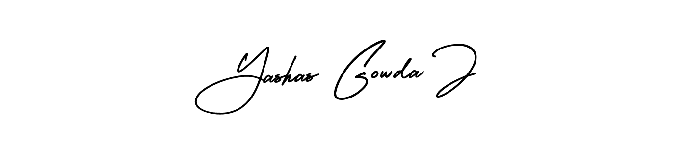 Also You can easily find your signature by using the search form. We will create Yashas Gowda J name handwritten signature images for you free of cost using AmerikaSignatureDemo-Regular sign style. Yashas Gowda J signature style 3 images and pictures png