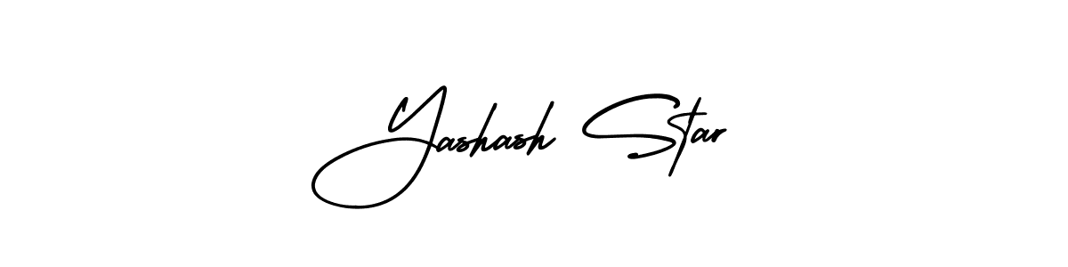 AmerikaSignatureDemo-Regular is a professional signature style that is perfect for those who want to add a touch of class to their signature. It is also a great choice for those who want to make their signature more unique. Get Yashash Star name to fancy signature for free. Yashash Star signature style 3 images and pictures png