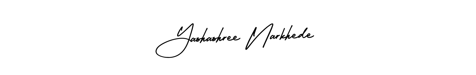 Design your own signature with our free online signature maker. With this signature software, you can create a handwritten (AmerikaSignatureDemo-Regular) signature for name Yashashree Narkhede. Yashashree Narkhede signature style 3 images and pictures png