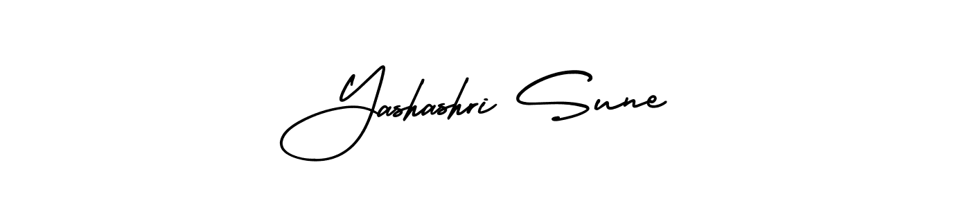 Use a signature maker to create a handwritten signature online. With this signature software, you can design (AmerikaSignatureDemo-Regular) your own signature for name Yashashri Sune. Yashashri Sune signature style 3 images and pictures png