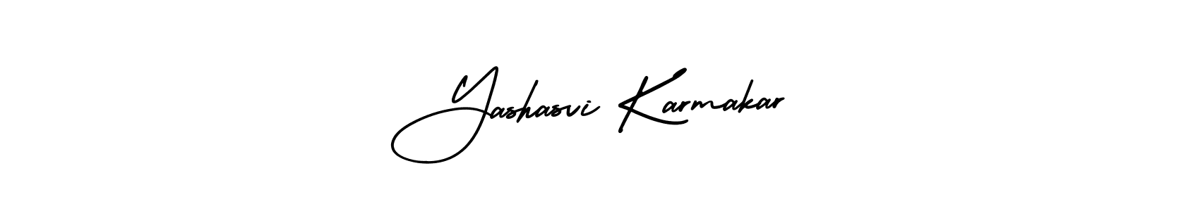 Design your own signature with our free online signature maker. With this signature software, you can create a handwritten (AmerikaSignatureDemo-Regular) signature for name Yashasvi Karmakar. Yashasvi Karmakar signature style 3 images and pictures png