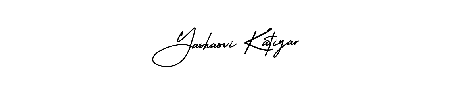 Make a beautiful signature design for name Yashasvi Katiyar. With this signature (AmerikaSignatureDemo-Regular) style, you can create a handwritten signature for free. Yashasvi Katiyar signature style 3 images and pictures png