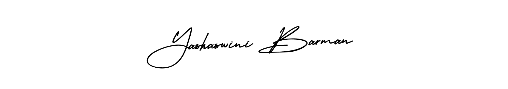 Yashaswini Barman stylish signature style. Best Handwritten Sign (AmerikaSignatureDemo-Regular) for my name. Handwritten Signature Collection Ideas for my name Yashaswini Barman. Yashaswini Barman signature style 3 images and pictures png