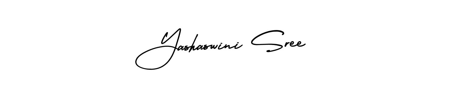 How to Draw Yashaswini Sree signature style? AmerikaSignatureDemo-Regular is a latest design signature styles for name Yashaswini Sree. Yashaswini Sree signature style 3 images and pictures png