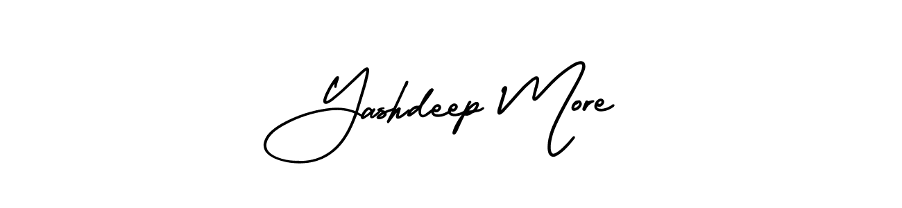 How to make Yashdeep More signature? AmerikaSignatureDemo-Regular is a professional autograph style. Create handwritten signature for Yashdeep More name. Yashdeep More signature style 3 images and pictures png