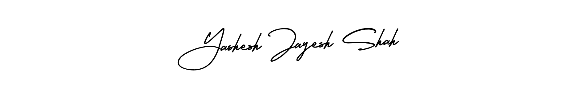 How to make Yashesh Jayesh Shah name signature. Use AmerikaSignatureDemo-Regular style for creating short signs online. This is the latest handwritten sign. Yashesh Jayesh Shah signature style 3 images and pictures png