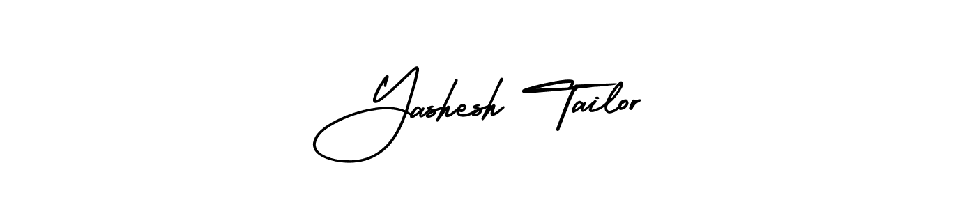 Use a signature maker to create a handwritten signature online. With this signature software, you can design (AmerikaSignatureDemo-Regular) your own signature for name Yashesh Tailor. Yashesh Tailor signature style 3 images and pictures png