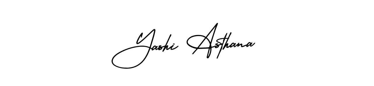 Design your own signature with our free online signature maker. With this signature software, you can create a handwritten (AmerikaSignatureDemo-Regular) signature for name Yashi Asthana. Yashi Asthana signature style 3 images and pictures png