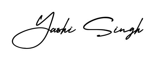Enhance your business communications with Yashi Singh signature in AmerikaSignatureDemo-Regular lettering. Clean, modern, and universally compatible. Yashi Singh signature style 3 images and pictures png