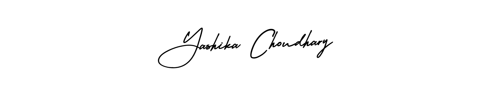 This is the best signature style for the Yashika Choudhary name. Also you like these signature font (AmerikaSignatureDemo-Regular). Mix name signature. Yashika Choudhary signature style 3 images and pictures png