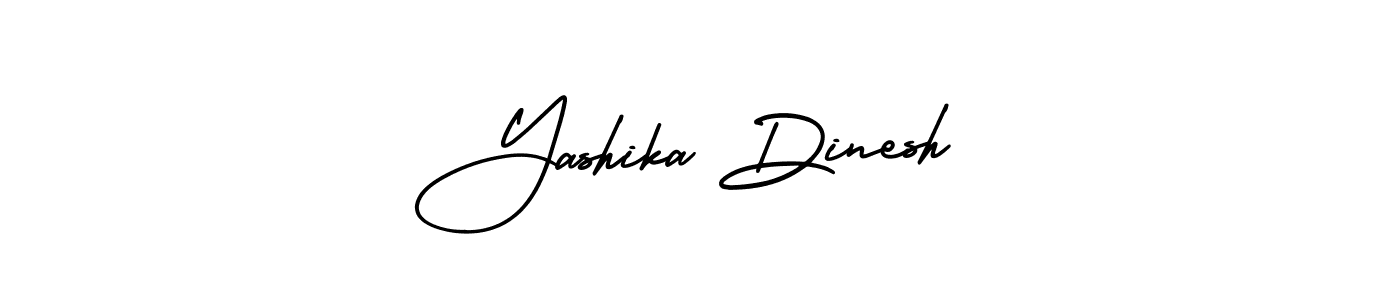 Make a beautiful signature design for name Yashika Dinesh. Use this online signature maker to create a handwritten signature for free. Yashika Dinesh signature style 3 images and pictures png