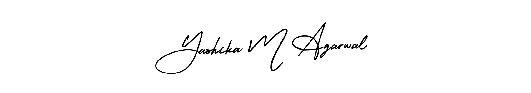How to make Yashika M Agarwal signature? AmerikaSignatureDemo-Regular is a professional autograph style. Create handwritten signature for Yashika M Agarwal name. Yashika M Agarwal signature style 3 images and pictures png