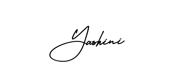 Make a beautiful signature design for name Yashini. With this signature (AmerikaSignatureDemo-Regular) style, you can create a handwritten signature for free. Yashini signature style 3 images and pictures png