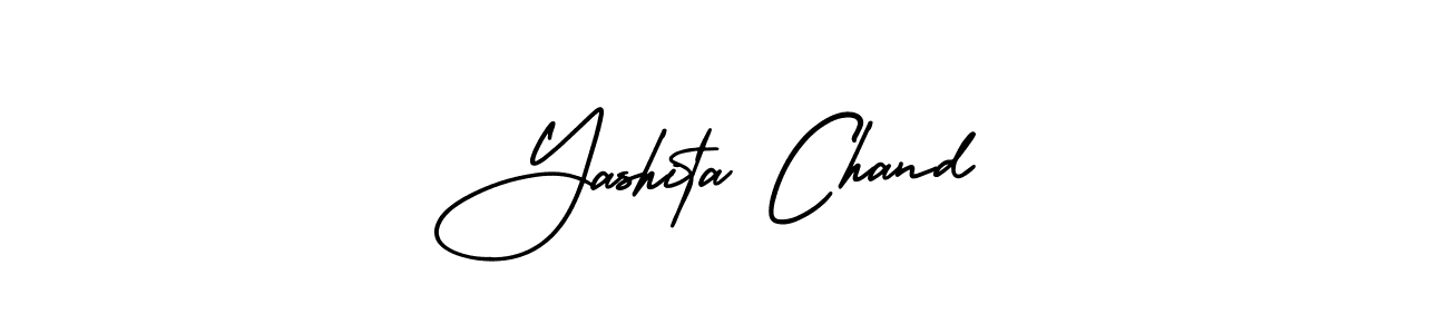 It looks lik you need a new signature style for name Yashita Chand. Design unique handwritten (AmerikaSignatureDemo-Regular) signature with our free signature maker in just a few clicks. Yashita Chand signature style 3 images and pictures png