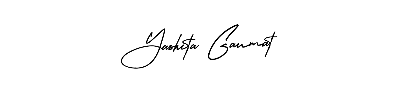 Make a beautiful signature design for name Yashita Gaumat. Use this online signature maker to create a handwritten signature for free. Yashita Gaumat signature style 3 images and pictures png