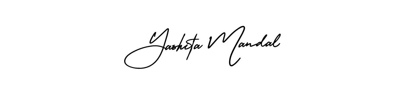 Use a signature maker to create a handwritten signature online. With this signature software, you can design (AmerikaSignatureDemo-Regular) your own signature for name Yashita Mandal. Yashita Mandal signature style 3 images and pictures png