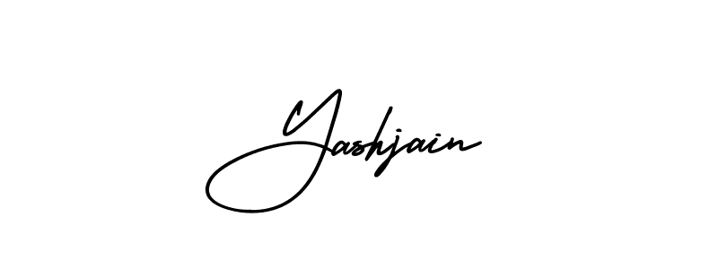 How to make Yashjain signature? AmerikaSignatureDemo-Regular is a professional autograph style. Create handwritten signature for Yashjain name. Yashjain signature style 3 images and pictures png