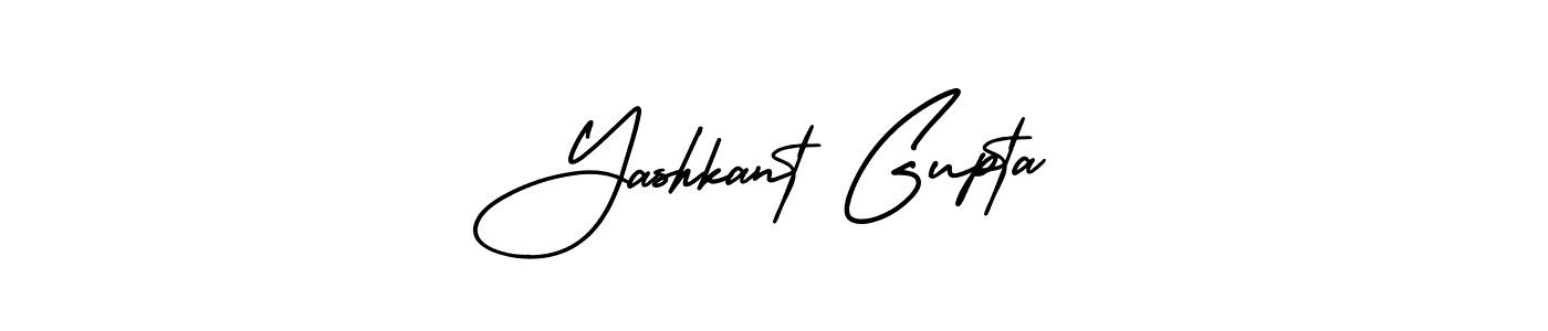 How to make Yashkant Gupta signature? AmerikaSignatureDemo-Regular is a professional autograph style. Create handwritten signature for Yashkant Gupta name. Yashkant Gupta signature style 3 images and pictures png