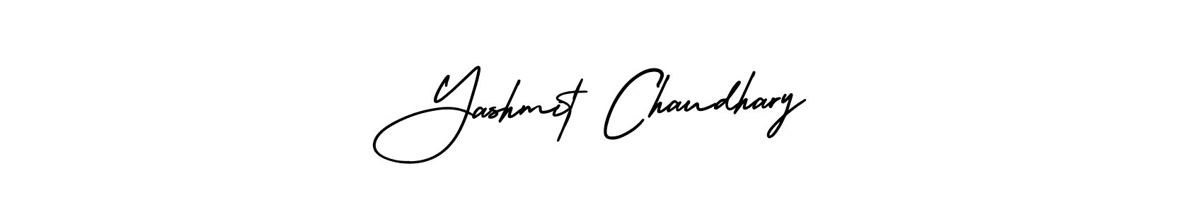 Create a beautiful signature design for name Yashmit Chaudhary. With this signature (AmerikaSignatureDemo-Regular) fonts, you can make a handwritten signature for free. Yashmit Chaudhary signature style 3 images and pictures png