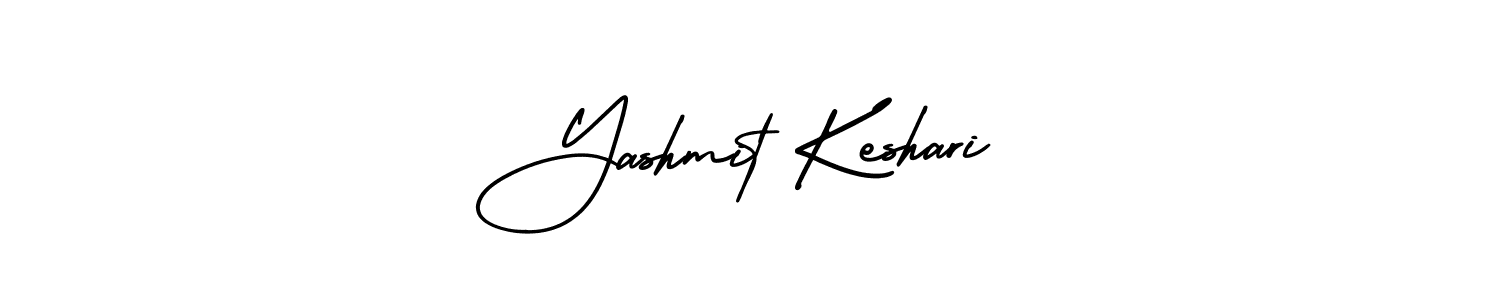 Use a signature maker to create a handwritten signature online. With this signature software, you can design (AmerikaSignatureDemo-Regular) your own signature for name Yashmit Keshari. Yashmit Keshari signature style 3 images and pictures png