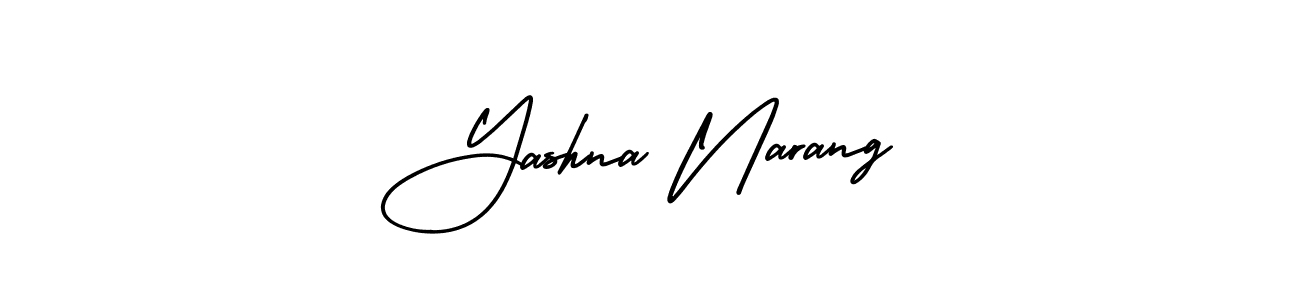 How to make Yashna Narang signature? AmerikaSignatureDemo-Regular is a professional autograph style. Create handwritten signature for Yashna Narang name. Yashna Narang signature style 3 images and pictures png