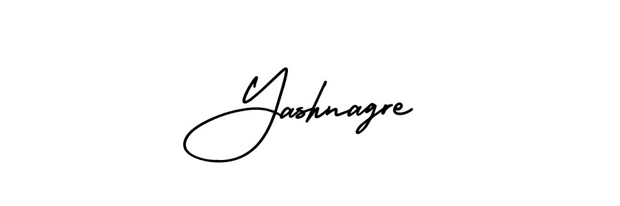 Use a signature maker to create a handwritten signature online. With this signature software, you can design (AmerikaSignatureDemo-Regular) your own signature for name Yashnagre. Yashnagre signature style 3 images and pictures png