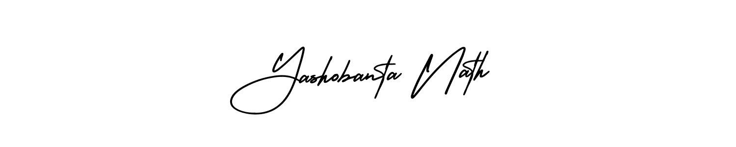 How to Draw Yashobanta Nath signature style? AmerikaSignatureDemo-Regular is a latest design signature styles for name Yashobanta Nath. Yashobanta Nath signature style 3 images and pictures png