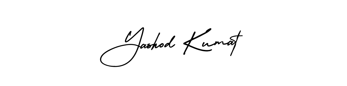 How to make Yashod Kumat signature? AmerikaSignatureDemo-Regular is a professional autograph style. Create handwritten signature for Yashod Kumat name. Yashod Kumat signature style 3 images and pictures png