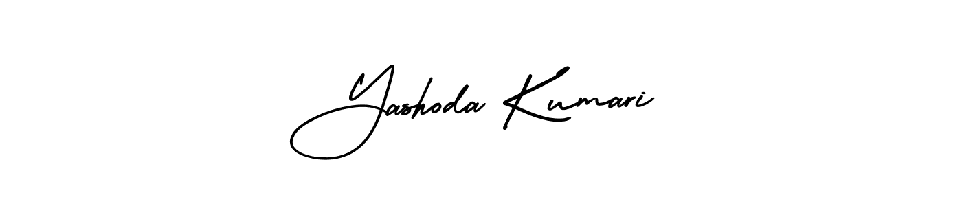 The best way (AmerikaSignatureDemo-Regular) to make a short signature is to pick only two or three words in your name. The name Yashoda Kumari include a total of six letters. For converting this name. Yashoda Kumari signature style 3 images and pictures png