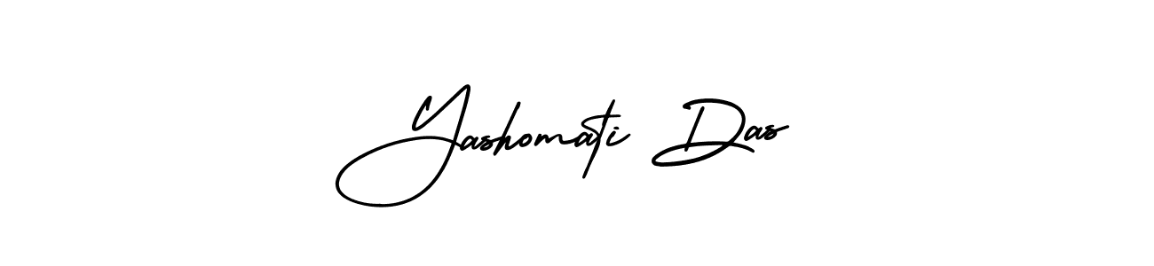 How to make Yashomati Das name signature. Use AmerikaSignatureDemo-Regular style for creating short signs online. This is the latest handwritten sign. Yashomati Das signature style 3 images and pictures png