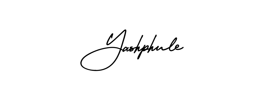 The best way (AmerikaSignatureDemo-Regular) to make a short signature is to pick only two or three words in your name. The name Yashphule include a total of six letters. For converting this name. Yashphule signature style 3 images and pictures png