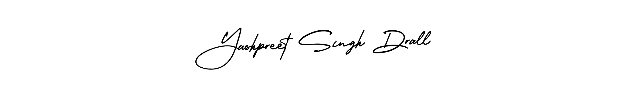 Design your own signature with our free online signature maker. With this signature software, you can create a handwritten (AmerikaSignatureDemo-Regular) signature for name Yashpreet Singh Drall. Yashpreet Singh Drall signature style 3 images and pictures png