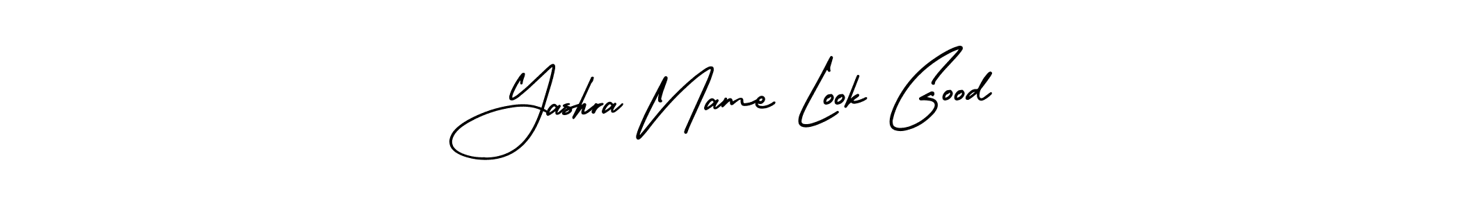 Similarly AmerikaSignatureDemo-Regular is the best handwritten signature design. Signature creator online .You can use it as an online autograph creator for name Yashra Name Look Good. Yashra Name Look Good signature style 3 images and pictures png