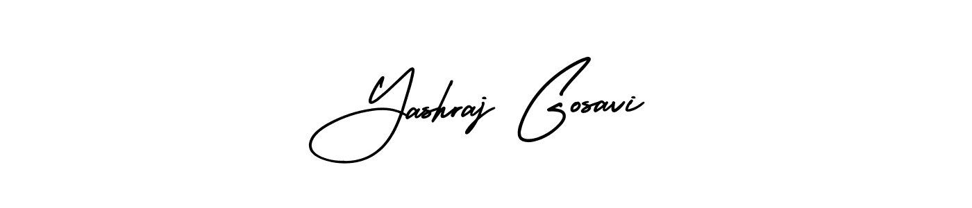 It looks lik you need a new signature style for name Yashraj Gosavi. Design unique handwritten (AmerikaSignatureDemo-Regular) signature with our free signature maker in just a few clicks. Yashraj Gosavi signature style 3 images and pictures png