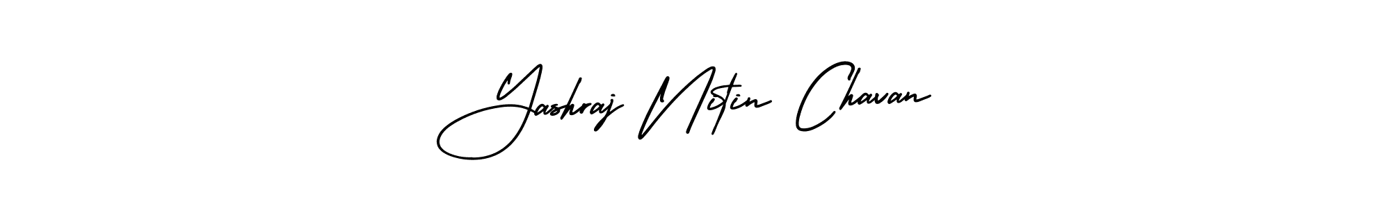 How to make Yashraj Nitin Chavan name signature. Use AmerikaSignatureDemo-Regular style for creating short signs online. This is the latest handwritten sign. Yashraj Nitin Chavan signature style 3 images and pictures png