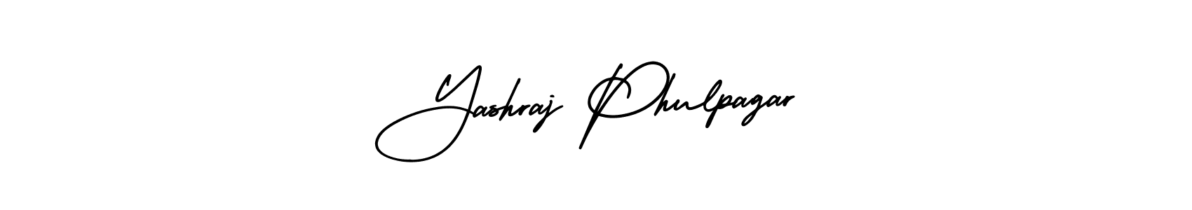 Use a signature maker to create a handwritten signature online. With this signature software, you can design (AmerikaSignatureDemo-Regular) your own signature for name Yashraj Phulpagar. Yashraj Phulpagar signature style 3 images and pictures png