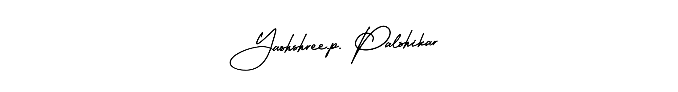Make a beautiful signature design for name Yashshree.p. Palshikar. With this signature (AmerikaSignatureDemo-Regular) style, you can create a handwritten signature for free. Yashshree.p. Palshikar signature style 3 images and pictures png
