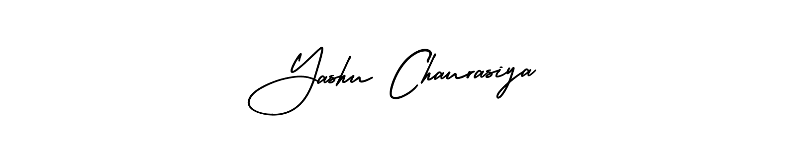 Make a beautiful signature design for name Yashu Chaurasiya. With this signature (AmerikaSignatureDemo-Regular) style, you can create a handwritten signature for free. Yashu Chaurasiya signature style 3 images and pictures png