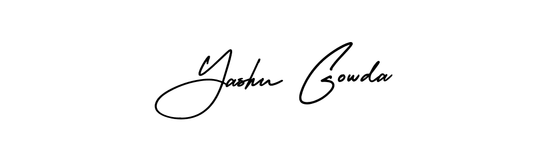 Make a short Yashu Gowda signature style. Manage your documents anywhere anytime using AmerikaSignatureDemo-Regular. Create and add eSignatures, submit forms, share and send files easily. Yashu Gowda signature style 3 images and pictures png