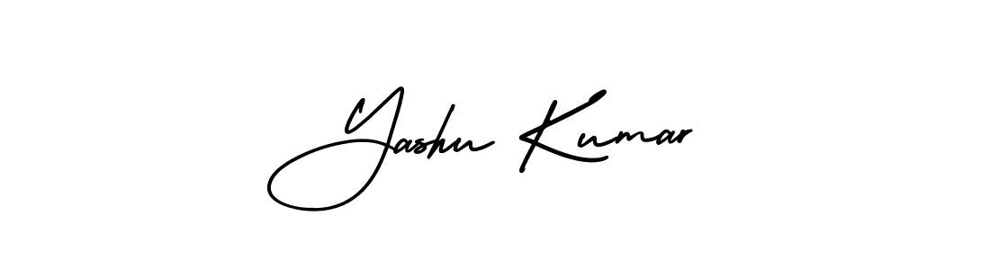 It looks lik you need a new signature style for name Yashu Kumar. Design unique handwritten (AmerikaSignatureDemo-Regular) signature with our free signature maker in just a few clicks. Yashu Kumar signature style 3 images and pictures png