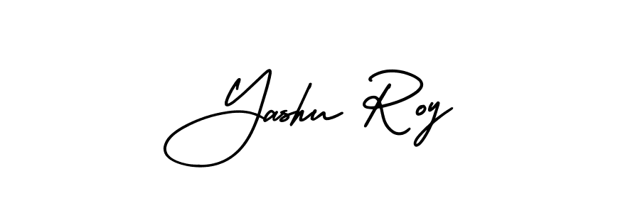 How to make Yashu Roy name signature. Use AmerikaSignatureDemo-Regular style for creating short signs online. This is the latest handwritten sign. Yashu Roy signature style 3 images and pictures png