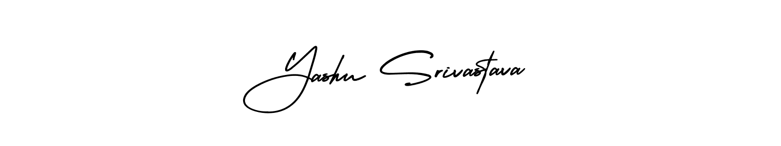 Use a signature maker to create a handwritten signature online. With this signature software, you can design (AmerikaSignatureDemo-Regular) your own signature for name Yashu Srivastava. Yashu Srivastava signature style 3 images and pictures png
